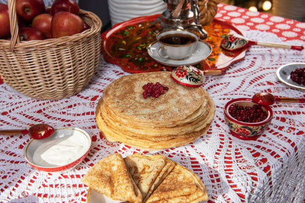 istock Pancakes with berries and sour cream 1662961457