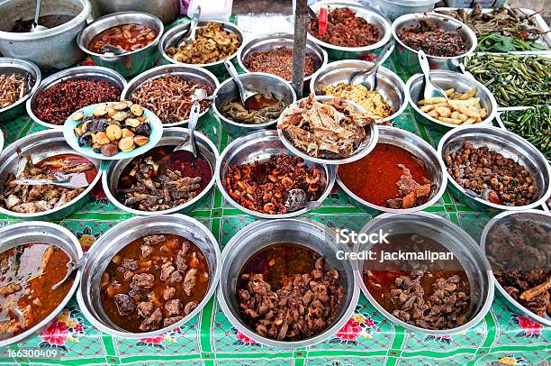 Yangon Myanmar Burma Cuisine Food Stock Photo - Download Image Now - Asia, Cultures, Curry - Meal