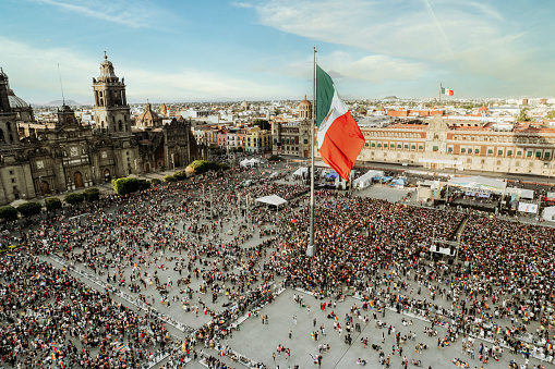 Zocalo Square in Mexico City