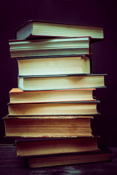istock Yellow pages Old paper books. 1663057130