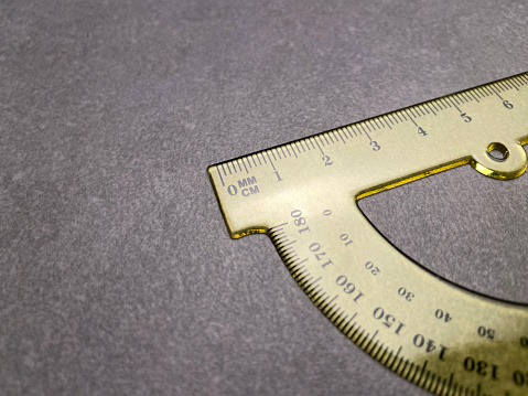 Close-up of ruler with copy space