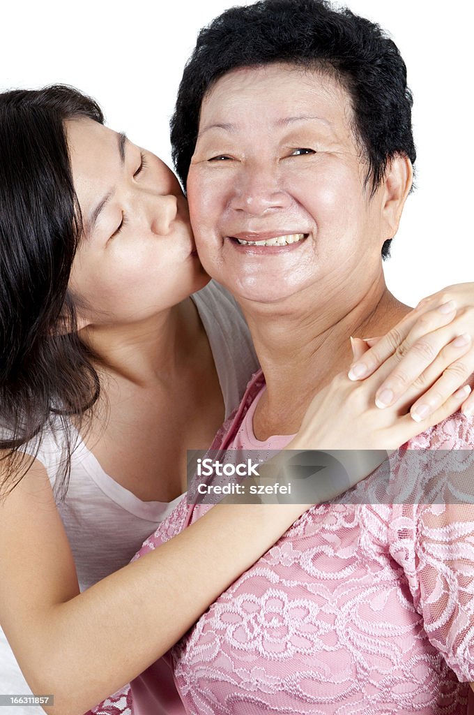 Baciare - Foto stock royalty-free di 60-69 anni