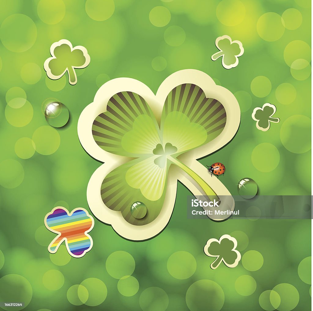 Saint Patrick's Day card - Lizenzfrei Bildhintergrund Vektorgrafik