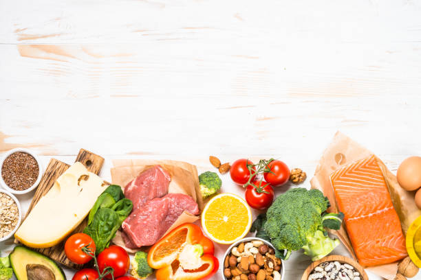istock Healthy fats products at black background. 1663143229