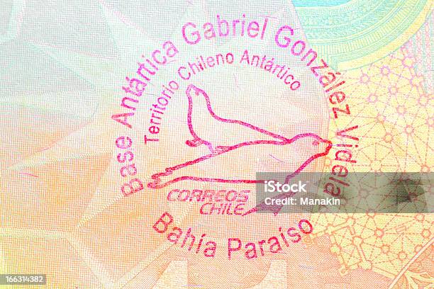 Visa En El Pasaporte De Base Antártico Chileno Foto de stock y más banco de imágenes de Antártida - Antártida, Chile, Fotografía - Imágenes