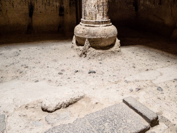 istock flooring in medieval rock monastery of Geghard 1663183186