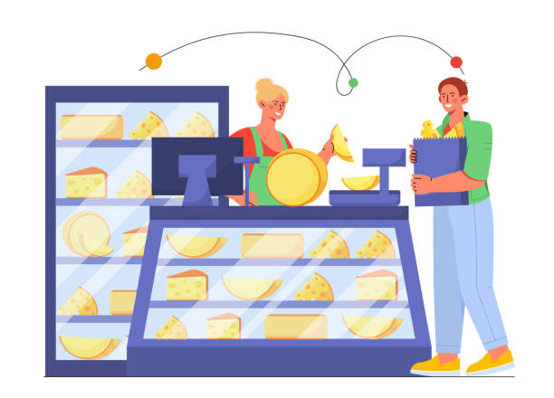 80+ Female Cheesemaker Illustrations, Royalty-Free Vector Graphics ...