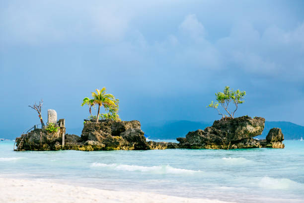 istock Willy's Rock at White Sand Beach, Boracay Island, Philippines. 1663231287