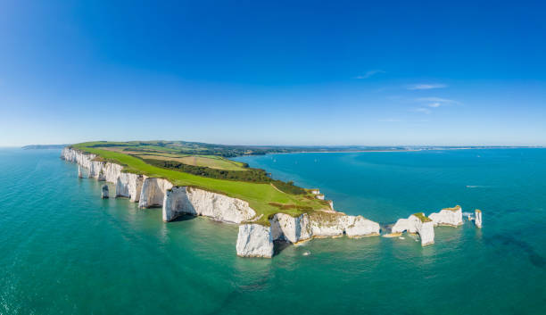 istock Panorama of Old Harry Rocks and Purbeck coast 1663233386