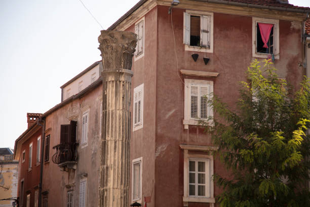 houses inside the historic city, Zadar, Croatia,
