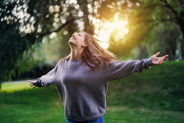 istock Teenage girl enjoying nature 1663234448