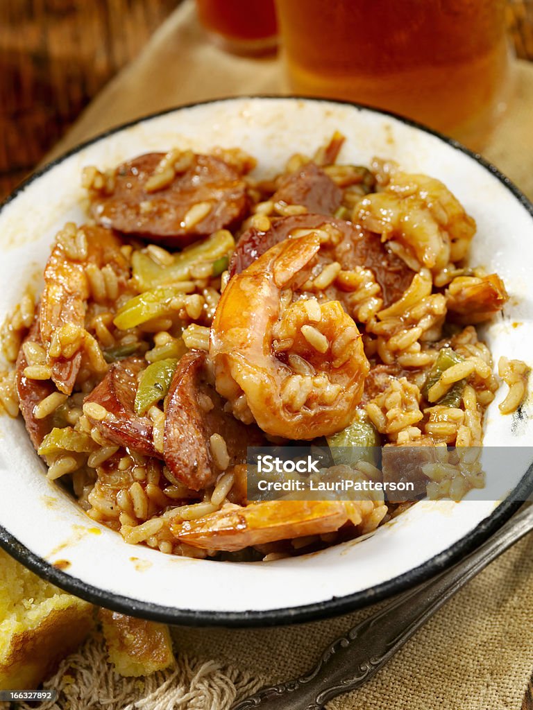 Jambalaya - Foto stock royalty-free di Aglio - Alliacee