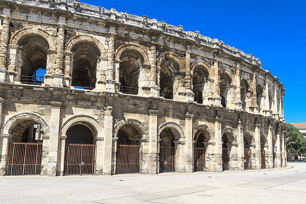 istock Roman Amphitheater in Nimes, France 166327931