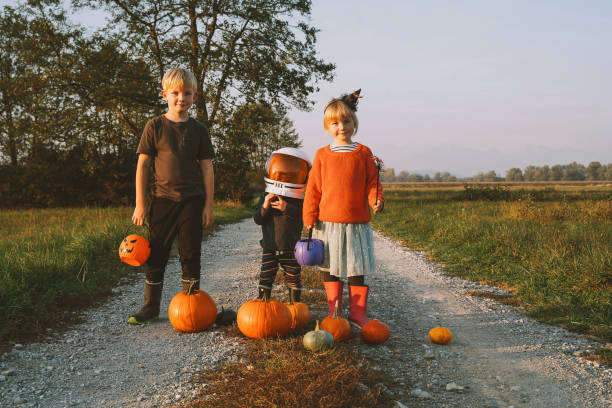 istock Treat or trick! Halloween Kids Holidays Concept. 1663320428