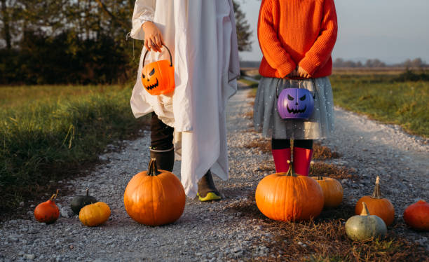 istock Treat or trick! Halloween Kids Holidays Concept. 1663320457