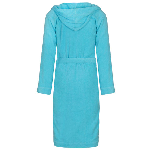 istock Photo of a blue bathrobe on a white background 1663379781