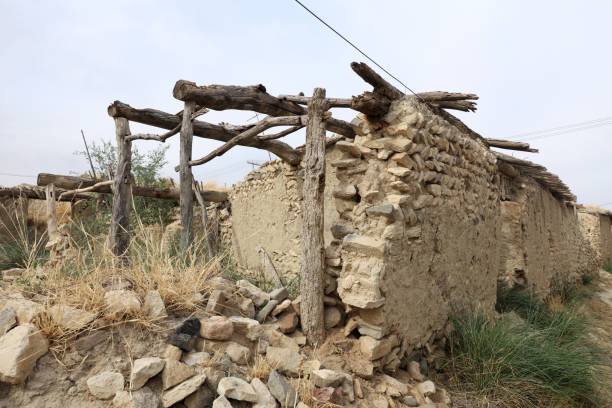 istock The ancient Chinese rural houses 1663437110