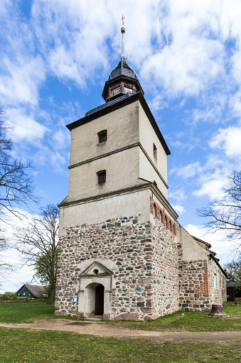 old church in the small village of Benz in Usedom