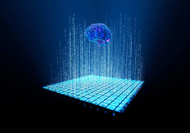 Artificial intelligence technology digital information transmission and storage