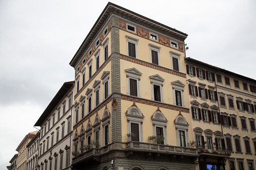 Rome, Italy - June 27, 2010: Old, and famous Assicurazioni Generali office building, in Piazza Venezia, Rome.
