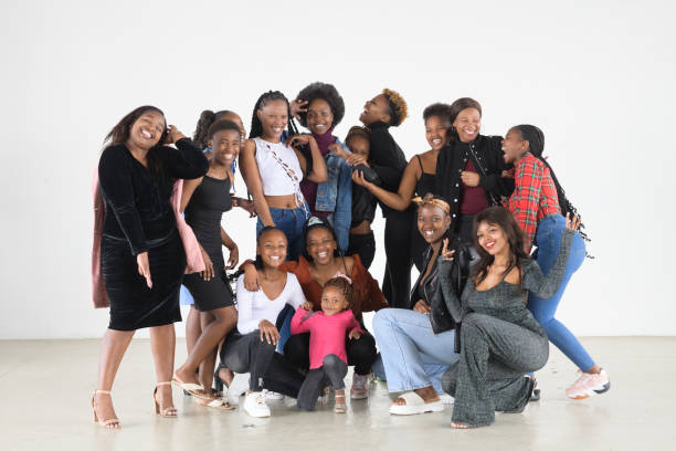 istock Black Female Happy Group Shot 1663466461