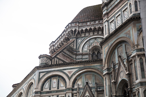 from the side streets The Florence Cathedral at historic center of Florence, ItalyFlorence Italy