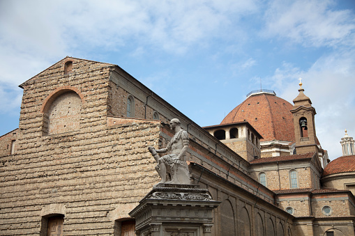 Michelangelo - Medici Chapel and San Lorenzo - Basilica di San Lorenzo (Basilica of St. Lawrence) in Florence, Italy
