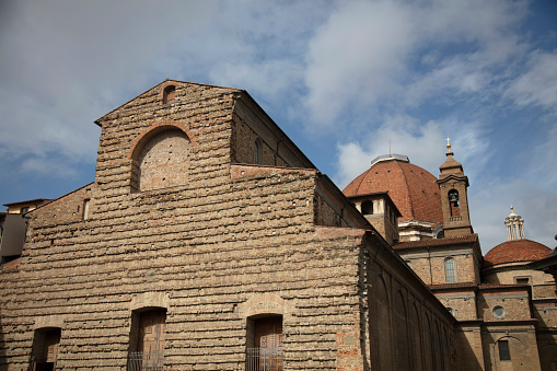 Basilica di San Lorenzo (Basilica of St. Lawrence) in Florence, Italy