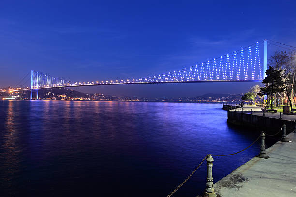 bridge - - istanbul bosphorus road street stock-fotos und bilder
