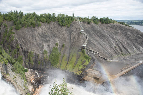 istock Beautiful view of Montmorency Waterfall 1663545683