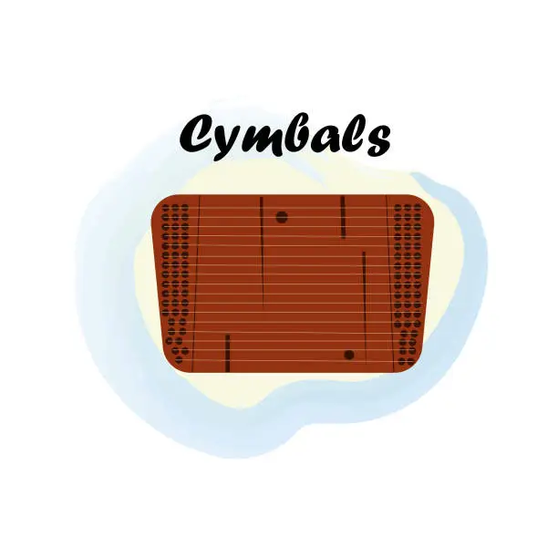 Vector illustration of Cymbals