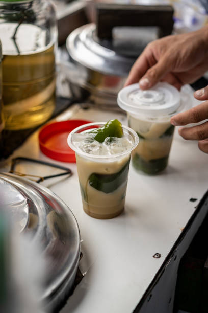 istock Green Coconut Jelly Drink or Cincau 1663574585