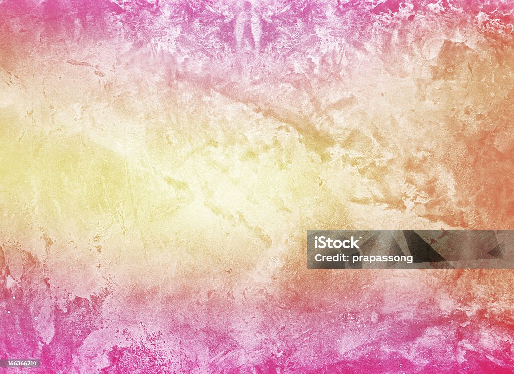 のカラフルなピンク、黄色グランジセメントの壁 - カラフルのロイヤリティフリーストックフォト