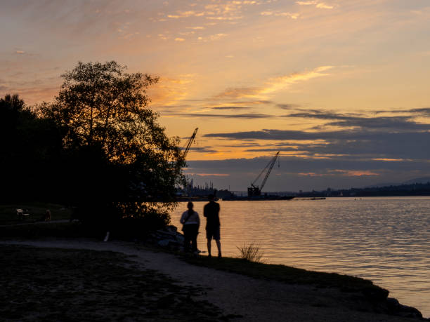 Barnet Marine Park in Burnaby, BC, Canada