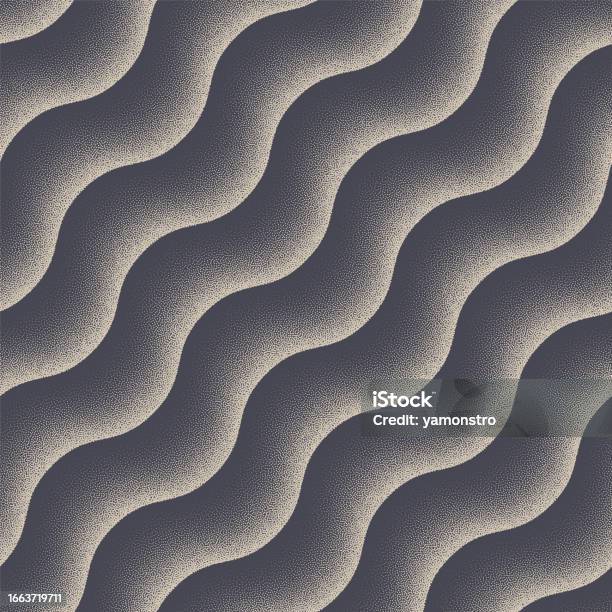Underground Pattern Line Work Smooth Wavy Tilted Lines Striped Seamless Pattern Vector Dot Work ...