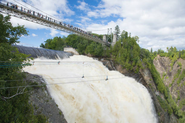 istock Beautiful view of Montmorency Waterfall 1663722865