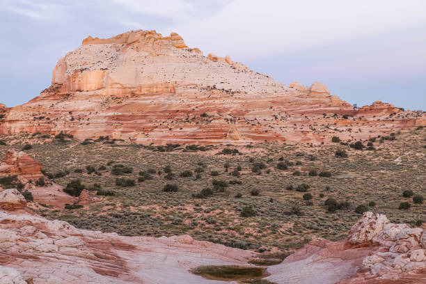 istock Land formations at White Pocket in the Vermillion Cliffs National Monument 1663735628