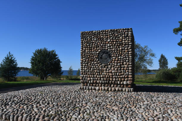 Crimean War Memorial Kokkola Finland stock photo