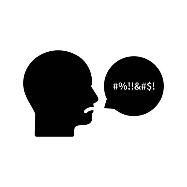 Word Rude Icon 390+ Man Cursing Stock Illustrations, Royalty-Free Vector Graphics ...