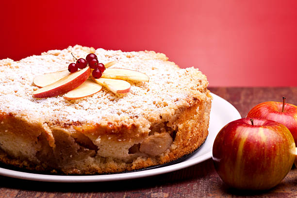 istock Closeup Of Apple Cake 166377103
