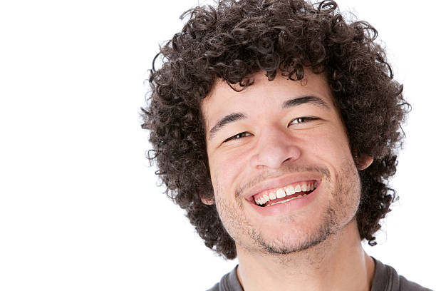 istock Real People: Mixed Race Caucasian Black Laughing Young Adult Man 166380512