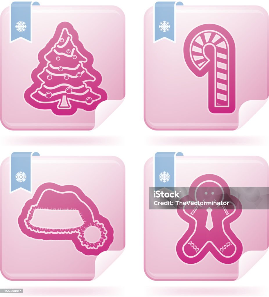 Christmas Christmas time idea - symbols and icons. Pictured here left to right, top to bottom:  Blue stock vector