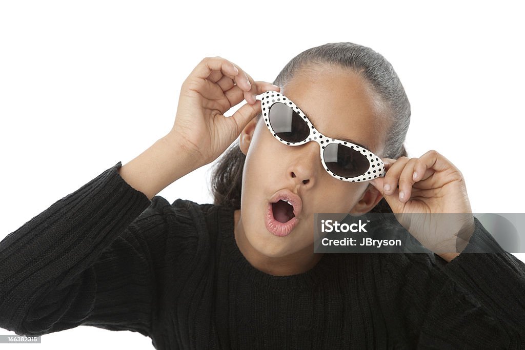 Real People Smiling Black Little Girl Funny Sunglasses Head Shoulders Stock  Photo - Download Image Now - iStock