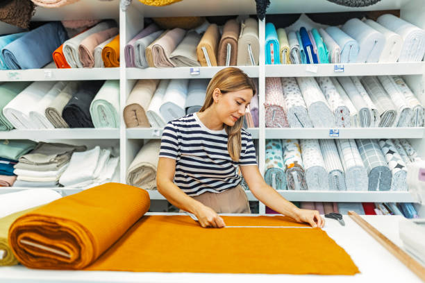 istock Fabric Measuring in Detail 1663828755