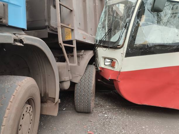 istock traffic accident in the city 1663835216