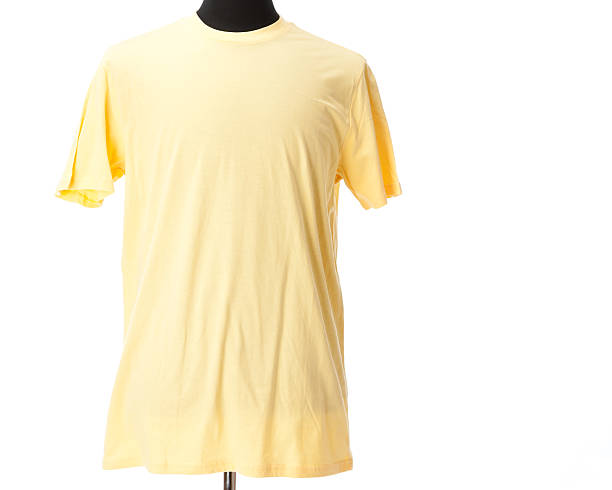 260+ Yellow Blank T Shirt Front Isolated On White Stock Photos ...