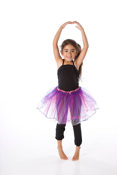 istock Hispanic Girl Dances Ballet 166387441