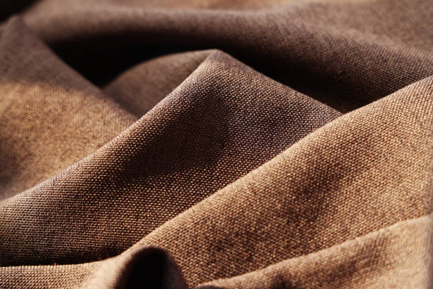 Abstract Brown Textile Background - fotografia de stock