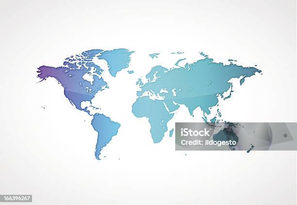 Карта Мира — стоковая векторная графика и другие изображения на тему Австралия - Австралазия - Австралия - Австралазия, Азия, Африка