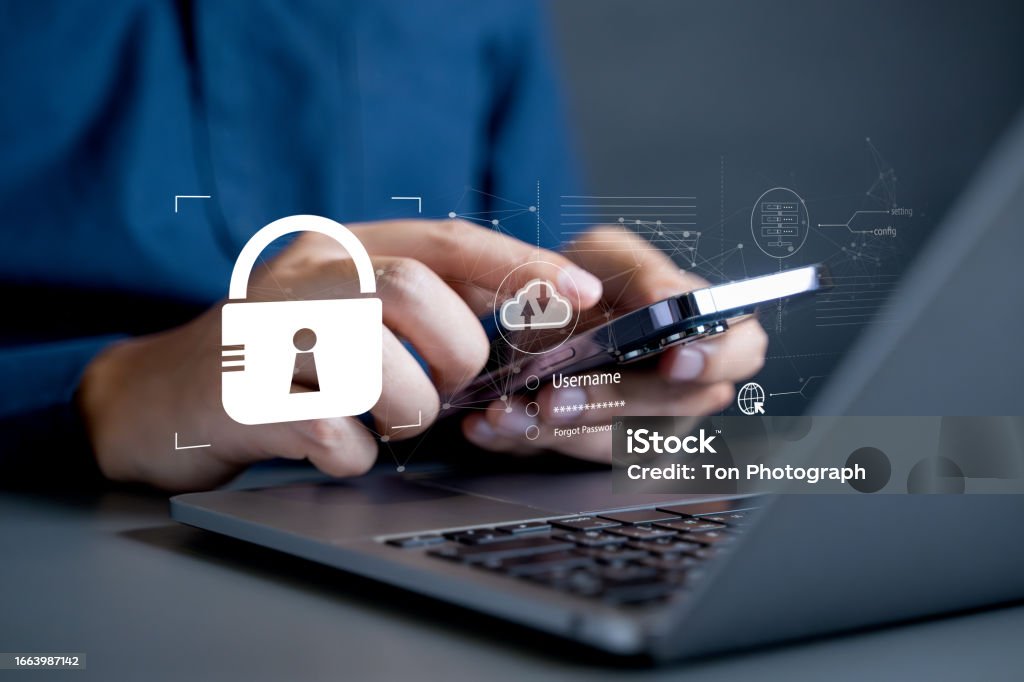 One Time Authentication Otp One Time Password Security Authentication Stock Photo - Download ...